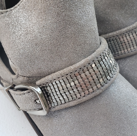 Gianni Bini Silver Rock Steady Booties Size 9 - Picture 8 of 14